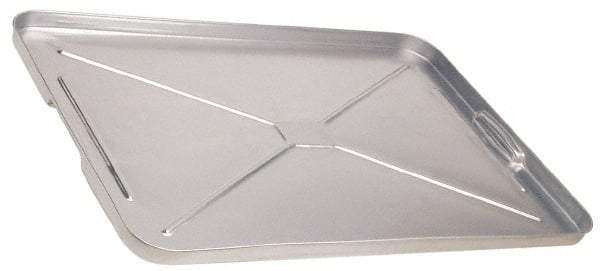 Plews - 26" Long x 17-3/4" Wide x 1" High, Oil Drip Pan - Galvanized Steel - Eagle Tool & Supply