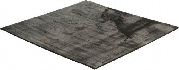 Made in USA - 12" Long, 12" Wide, 1/8" Thick, Buna-N Rubber Foam Sheet - 65 to 75 Durometer, Black, -20 to 180°F, 2,500 psi Tensile Strength, Plain Backing, Stock Length - Eagle Tool & Supply