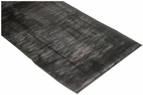 Made in USA - 36" Wide, 1/8" Thick, Buna-N Rubber Foam Sheet - 65 to 75 Durometer, Black, -20 to 180°F, 2,500 psi Tensile Strength, Plain Backing, Cut-to-Length - Eagle Tool & Supply