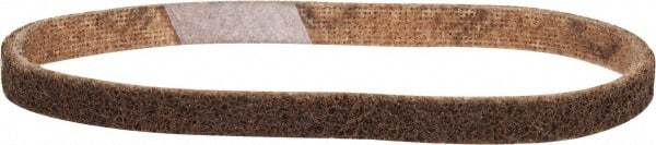 Made in USA - 1/2" Wide x 18" OAL, Aluminum Oxide Abrasive Belt - Aluminum Oxide, Coarse, Nonwoven - Eagle Tool & Supply