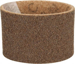 Made in USA - 3-1/2" Wide x 15-1/2" OAL, Aluminum Oxide Abrasive Belt - Aluminum Oxide, Coarse, Nonwoven - Eagle Tool & Supply