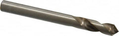 Cleveland - 1/4" Body Diam, 90°, 2-1/2" OAL, High Speed Steel Spotting Drill - Eagle Tool & Supply