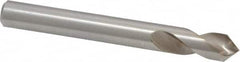 Cleveland - 3/8" Body Diam, 90°, 3-1/8" OAL, High Speed Steel Spotting Drill - Eagle Tool & Supply