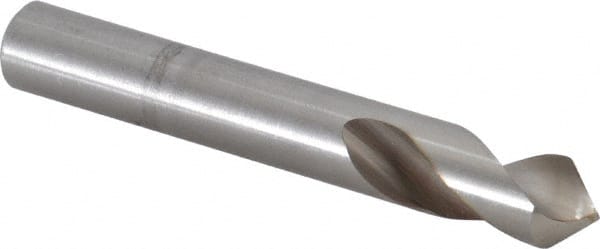 Cleveland - 5/8" Body Diam, 90°, 4-1/4" OAL, High Speed Steel Spotting Drill - Eagle Tool & Supply