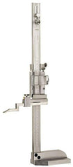 Fowler - 0 to 40 Inch Measurement, 0.001 Inch Graduation, Vernier Height Gage - Satin Chrome Finish, Stainless Steel - Eagle Tool & Supply