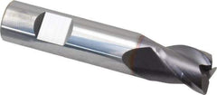 Niagara Cutter - 1/2", 3 Flute, Single End, Solid Carbide, 0.0300 - 0.0350" Corner Radius End Mill - 2-1/2" OAL, 35° Helix, Right Hand Flute, 5/8" LOC, Right Hand Cut - Eagle Tool & Supply