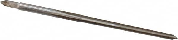 Cleveland - #5/0 Pin, 0.0966" Diam, 0.0719" Small End, 7/64" Diam Straight Shank, 1-3/16" Flute, Taper Pin Reamer - Eagle Tool & Supply