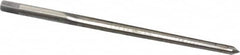 Cleveland - #4/0 Pin, 0.1142" Diam, 0.0869" Small End, 1/8" Diam Straight Shank, 1-5/16" Flute, Taper Pin Reamer - Eagle Tool & Supply