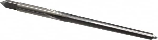 Cleveland - #3/0 Pin, 0.1302" Diam, 0.1029" Small End, 9/64" Diam Straight Shank, 1-5/16" Flute, Taper Pin Reamer - Eagle Tool & Supply