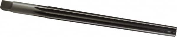 Cleveland - #9 Pin, 0.6066" Diam, 0.4805" Small End, 9/16" Diam Straight Shank, 6-1/16" Flute, Taper Pin Reamer - Eagle Tool & Supply