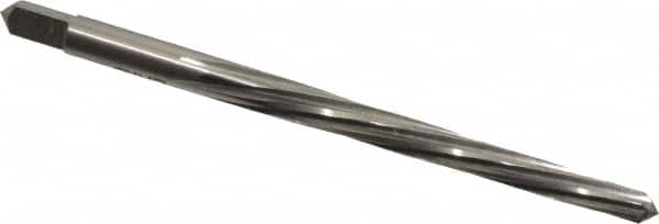 Cleveland - #1 Pin, 0.1798" Diam, 0.1447" Small End, 3/16" Diam Straight Shank, 1-11/16" Flute, Taper Pin Reamer - Eagle Tool & Supply