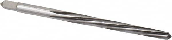 Cleveland - #2 Pin, 0.2008" Diam, 0.1605" Small End, 13/64" Diam Straight Shank, 1-15/16" Flute, Taper Pin Reamer - Eagle Tool & Supply