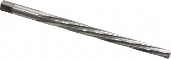Cleveland - #3 Pin, 0.2294" Diam, 0.1813" Small End, 15/64" Diam Straight Shank, 2-5/16" Flute, Taper Pin Reamer - Eagle Tool & Supply