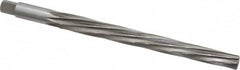 Cleveland - #9 Pin, 0.6066" Diam, 0.4805" Small End, 9/16" Diam Straight Shank, 6-1/16" Flute, Taper Pin Reamer - Eagle Tool & Supply