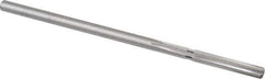 Cleveland - #3 High Speed Steel 6 Flute Chucking Reamer - Straight Flute, Straight Shank, 1-1/4" Flute Length, 5" OAL - Eagle Tool & Supply