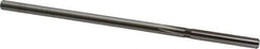 Cleveland - #7 High Speed Steel 6 Flute Chucking Reamer - Straight Flute, Straight Shank, 1-1/4" Flute Length, 5" OAL - Eagle Tool & Supply