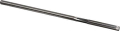 Cleveland - #10 High Speed Steel 6 Flute Chucking Reamer - Straight Flute, Straight Shank, 1-1/4" Flute Length, 5" OAL - Eagle Tool & Supply
