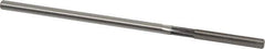 Cleveland - #11 High Speed Steel 6 Flute Chucking Reamer - Straight Flute, Straight Shank, 1-1/4" Flute Length, 5" OAL - Eagle Tool & Supply