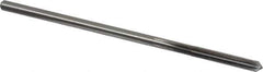 Cleveland - #12 High Speed Steel 6 Flute Chucking Reamer - Straight Flute, Straight Shank, 1-1/8" Flute Length, 4-1/2" OAL - Eagle Tool & Supply