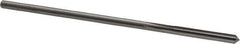 Cleveland - #17 High Speed Steel 6 Flute Chucking Reamer - Straight Flute, Straight Shank, 1-1/8" Flute Length, 4-1/2" OAL - Eagle Tool & Supply