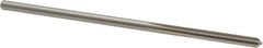 Cleveland - #22 High Speed Steel 6 Flute Chucking Reamer - Straight Flute, Straight Shank, 1" Flute Length, 4" OAL - Eagle Tool & Supply