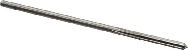 Cleveland - #23 High Speed Steel 6 Flute Chucking Reamer - Straight Flute, Straight Shank, 1" Flute Length, 4" OAL - Eagle Tool & Supply