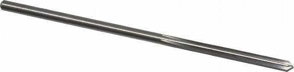 Cleveland - #24 High Speed Steel 6 Flute Chucking Reamer - Straight Flute, Straight Shank, 1" Flute Length, 4" OAL - Eagle Tool & Supply