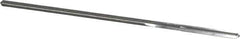 Cleveland - #38 High Speed Steel 4 Flute Chucking Reamer - Straight Flute, Straight Shank, 7/8" Flute Length, 3-1/2" OAL - Eagle Tool & Supply