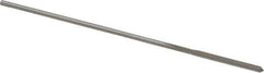 Cleveland - #49 High Speed Steel 4 Flute Chucking Reamer - Straight Flute, Straight Shank, 3/4" Flute Length, 3" OAL - Eagle Tool & Supply