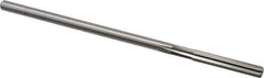 Cleveland - Letter D High Speed Steel 6 Flute Chucking Reamer - Straight Flute, Straight Shank, 1-1/2" Flute Length, 6" OAL - Eagle Tool & Supply