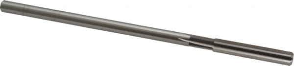 Cleveland - Letter J High Speed Steel 6 Flute Chucking Reamer - Straight Flute, Straight Shank, 1-1/2" Flute Length, 6" OAL - Eagle Tool & Supply