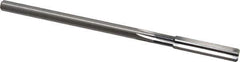 Cleveland - Letter Q High Speed Steel 6 Flute Chucking Reamer - Straight Flute, Straight Shank, 1-1/2" Flute Length, 6" OAL - Eagle Tool & Supply