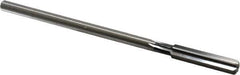 Cleveland - Letter X High Speed Steel 6 Flute Chucking Reamer - Straight Flute, Straight Shank, 1-3/4" Flute Length, 7" OAL - Eagle Tool & Supply