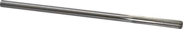Cleveland - Letter E High Speed Steel 6 Flute Chucking Reamer - Straight Flute, Straight Shank, 1-1/2" Flute Length, 6" OAL - Eagle Tool & Supply