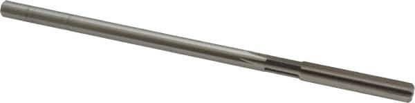Cleveland - 9/32" High Speed Steel 6 Flute Chucking Reamer - Straight Flute, Straight Shank, 1-1/2" Flute Length, 6" OAL - Eagle Tool & Supply