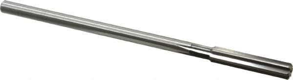 Cleveland - 3/8" High Speed Steel 6 Flute Chucking Reamer - Straight Flute, Straight Shank, 1-3/4" Flute Length, 7" OAL - Eagle Tool & Supply