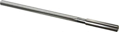 Cleveland - 3/8" High Speed Steel 6 Flute Chucking Reamer - Straight Flute, Straight Shank, 1-3/4" Flute Length, 7" OAL - Eagle Tool & Supply