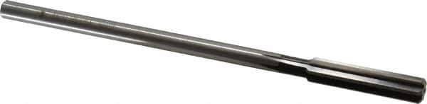 Cleveland - 13/32" High Speed Steel 6 Flute Chucking Reamer - Straight Flute, Straight Shank, 1-3/4" Flute Length, 7" OAL - Eagle Tool & Supply