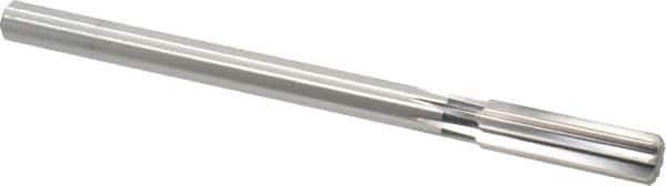 Cleveland - 21/32" High Speed Steel 8 Flute Chucking Reamer - Straight Flute, Straight Shank, 2-1/4" Flute Length, 9" OAL - Eagle Tool & Supply