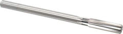 Cleveland - 21/32" High Speed Steel 8 Flute Chucking Reamer - Straight Flute, Straight Shank, 2-1/4" Flute Length, 9" OAL - Eagle Tool & Supply