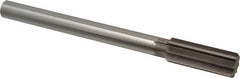 Cleveland - 31/32" High Speed Steel 8 Flute Chucking Reamer - Straight Flute, Straight Shank, 2-5/8" Flute Length, 10" OAL - Eagle Tool & Supply