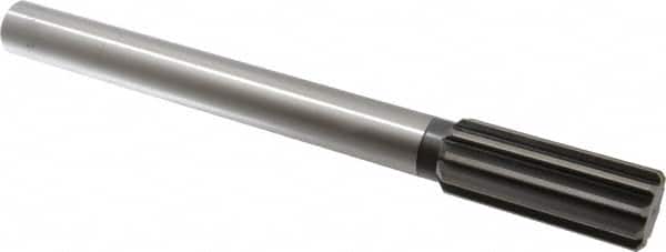 Cleveland - 1-1/4" High Speed Steel 10 Flute Chucking Reamer - Eagle Tool & Supply