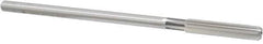 Cleveland - 0.373" High Speed Steel 6 Flute Chucking Reamer - Straight Flute, Straight Shank, 1-3/4" Flute Length, 7" OAL - Eagle Tool & Supply