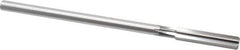 Cleveland - 3/8" High Speed Steel 6 Flute Chucking Reamer - Straight Flute, Straight Shank, 1-3/4" Flute Length, 7" OAL - Eagle Tool & Supply