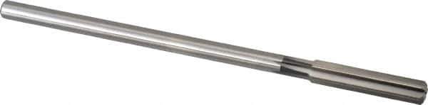 Cleveland - 3/8" High Speed Steel 6 Flute Chucking Reamer - Straight Flute, Straight Shank, 1-3/4" Flute Length, 7" OAL - Eagle Tool & Supply