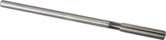Cleveland - 3/8" High Speed Steel 6 Flute Chucking Reamer - Straight Flute, Straight Shank, 1-3/4" Flute Length, 7" OAL - Eagle Tool & Supply