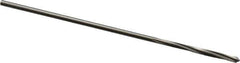 Cleveland - 1/16" High Speed Steel 4 Flute Chucking Reamer - Spiral Flute, Straight Shank, 1/2" Flute Length, 2-1/2" OAL - Eagle Tool & Supply