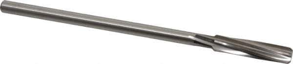 Cleveland - 13/32" High Speed Steel 6 Flute Chucking Reamer - Spiral Flute, Straight Shank, 1-3/4" Flute Length, 7" OAL - Eagle Tool & Supply