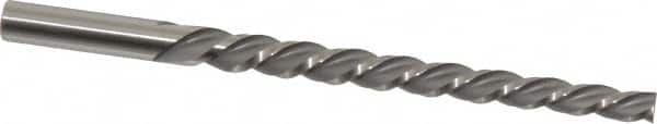 Cleveland - #4 Pin, 0.2604" Diam, 0.2071" Small End, 17/64" Diam Straight Shank, 2-9/16" Flute, Taper Pin Reamer - Eagle Tool & Supply
