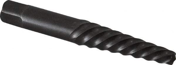 Cleveland - Spiral Flute Screw Extractor - #5 Extractor for 9/16 to 3/4" Screw, 3-3/8" OAL - Eagle Tool & Supply